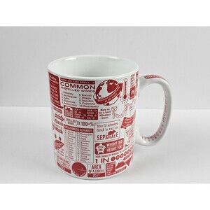 Coffee Mug Useful Fun Entertaining Trivia Facts Mug made in 2012 from Ginger Fox